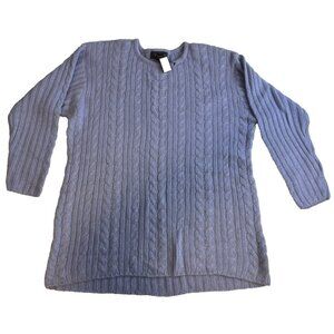 Lane Bryant Designs Women's Lilac Purple Padded Shoulder Sweater Size 14/16